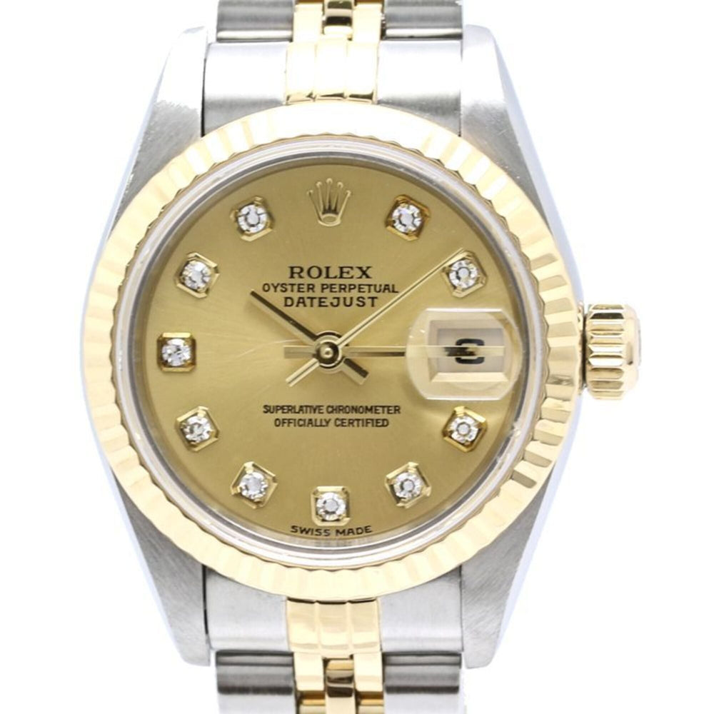 ROLEX Datejust 10P Diamond 79173G Women's Watch 40547 — Good