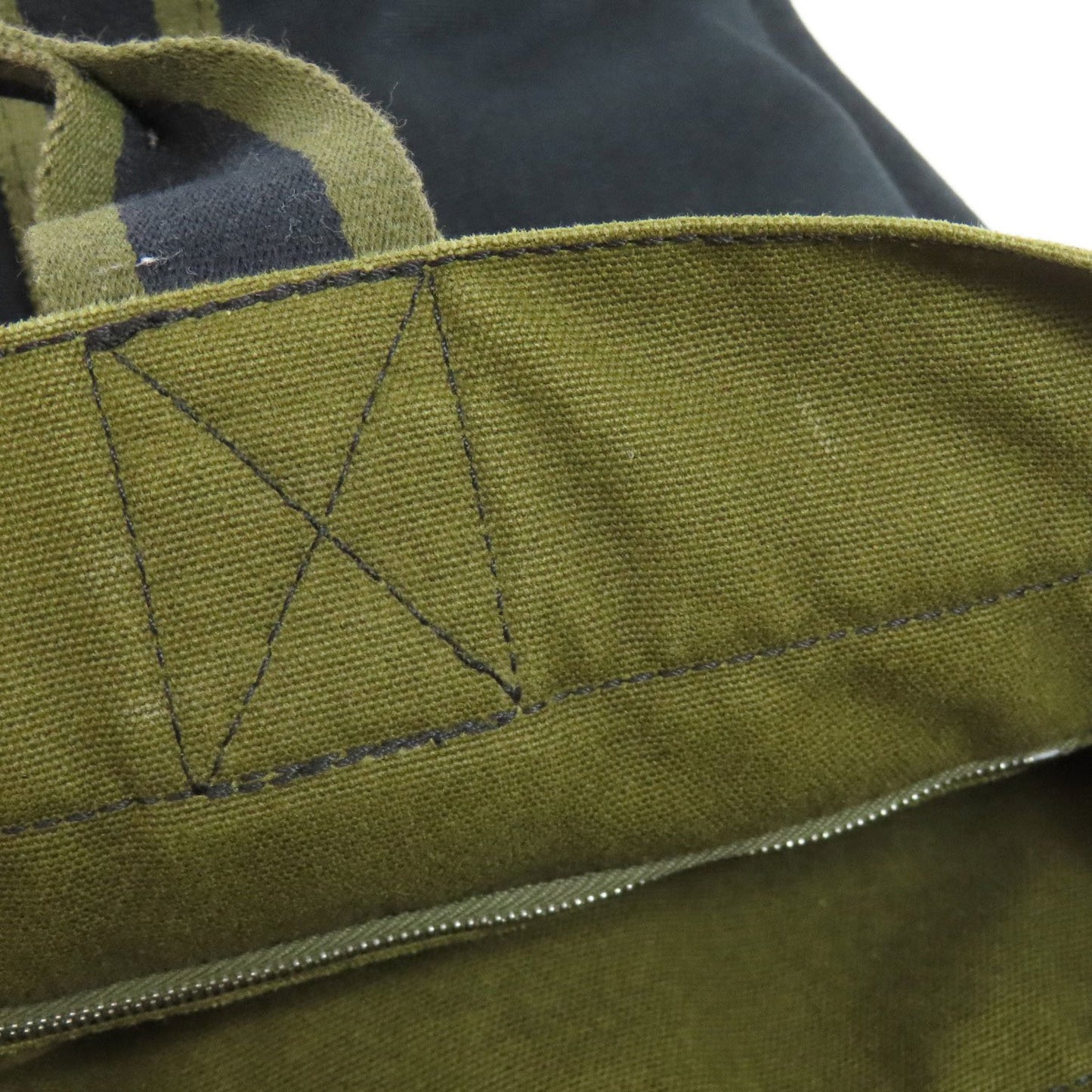 Hermes Sac Foul Tou MM Handbag Canvas Women's HERMES