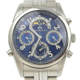 Citizen Campanola Watch Moon Face 6771-T010750-TA Stainless Steel Quartz Blue Dial Men's S111624325 — Good
