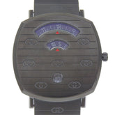 Gucci Grip Watch, 157.3 Stainless Steel, Black Quartz Movement, Analog Display, Dial, Men's — Like New