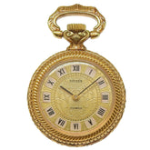 Citizen pocket watch, gold plated, hand-wound, analog display, dial, unisex — Good
