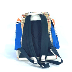 Burberry 4078448 Bag Backpack Backpack Beige Orange x blue — Like New