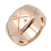 Chanel Coco Crush Large Ring, 18K Pink Gold (J10818) - Men's & Women's Gold-Tone Ring — Like New