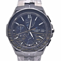 CASIO Oceanus Manta OCW-S5000MES-1AJR Men's Titanium Watch with Maki-Bokashi Gold Ripple Design (Limited Edition of 300) 40277 — Like New
