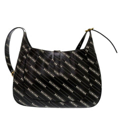 Gucci Jackie 1961 The Hacker Project Balenciaga Collaboration 636712 Leather Black Shoulder Bag 1707GUCCI — Like New