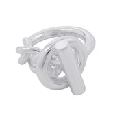 Hermes Croisette MM ring, SV925 silver, ring size 52. HERMES ring — Like New