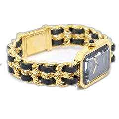 CHANEL Premiere S size H0001 483011001 Women's Watch GP (Gold Plated) x Leather 130517 — Good