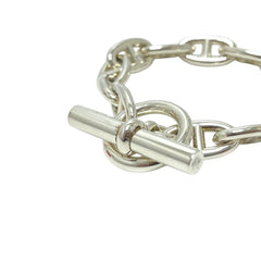 HERMES Chaine d'Ancre GM 13-link Bracelet SV925 Men's Women's Silver — New