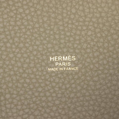 Hermes Picotin Lock PM Handbag, Leather, Taurillon Clemence Women's, Green — New - Store Return