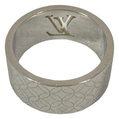 LOUIS VUITTON Louis Vuitton Bague Champs-Élysées Ring M65456 Size L (equivalent) Silver Color Men's — Like New