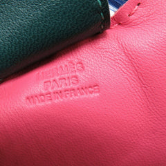 Hermes Rodeo MM Amieu Milo Rose Azalee Malachite Lime Bag Charm 0157 HERMES — Like New