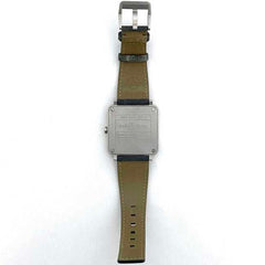 Bell & Ross Watch Aviation 39 f-22679 Camouflage White Shell Silver Gray BRS-64-S Men's SS Suede Leather Rubber Quartz Square Dial Interchangeable Strap Battery Operated — Good
