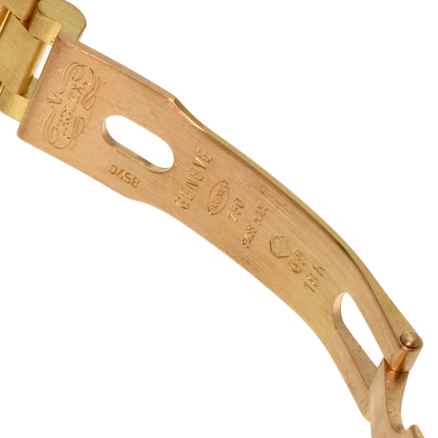 Rolex 69258G Datejust Bezel with 10 Diamonds, 18K Yellow Gold/18KYG/Diamond Women's Watch