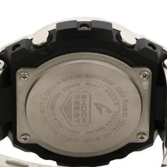 CASIO GSHOCK GSTEEL GSTW100 Series Watch (GSTW110D1AJF) in Black and Silver Resin with Stainless Steel Case for Men — Good