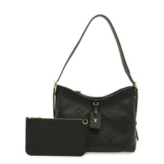 LOUIS VUITTON Louis Vuitton Monogram Empreinte Carryall Zip NM PM Shoulder Bag Noir Black M46288 — New - Store Return