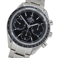 Omega Speedmaster Racing 326.30.40.50.01.001 Men's Watch, Brand Name, Co-Axial Chronograph, Automatic Movement, Stainless Steel (SS), Silver & Black — Very Good