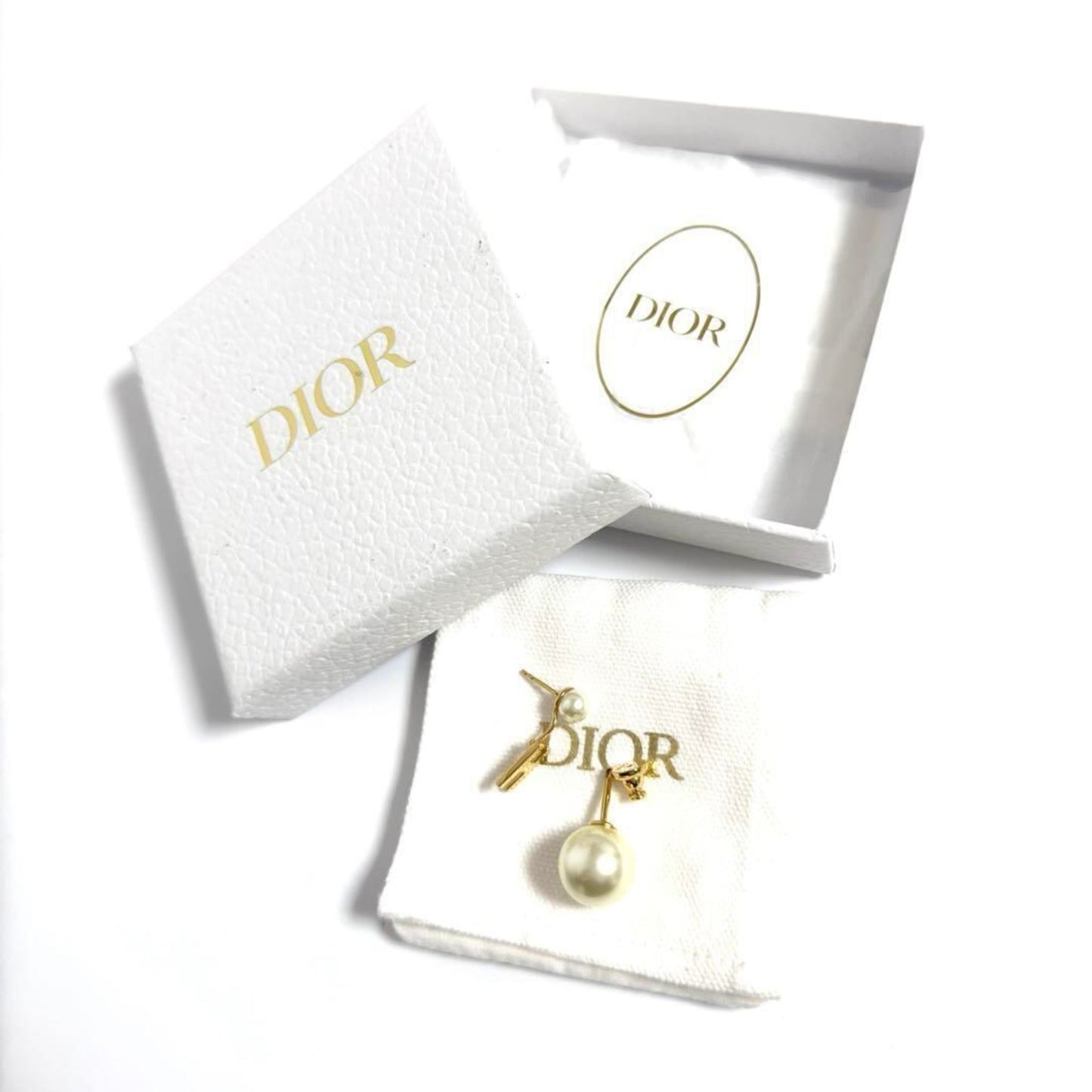 Christian Dior Dior Tribal Single Earring Initial H