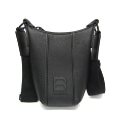 Balenciaga Hourglass Shoulder Bag 644722 Men,Women Leather Pouch,Shoulder Bag Black — Like New