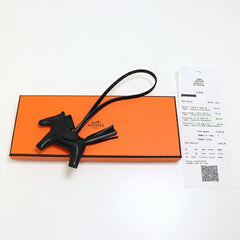 Hermes HERMES Rodeo Charm PM Black Anjou Milo K Stamp (Made in 2025) Bag Unused — New - Store Return