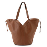 Saint Laurent Y Hobo Tote Handbag, Leather, Brown, 833160 Bag — New - Store Return