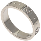 Gucci Icon #8 Ring, 18K White Gold, Women's (GUCCI) — Like New