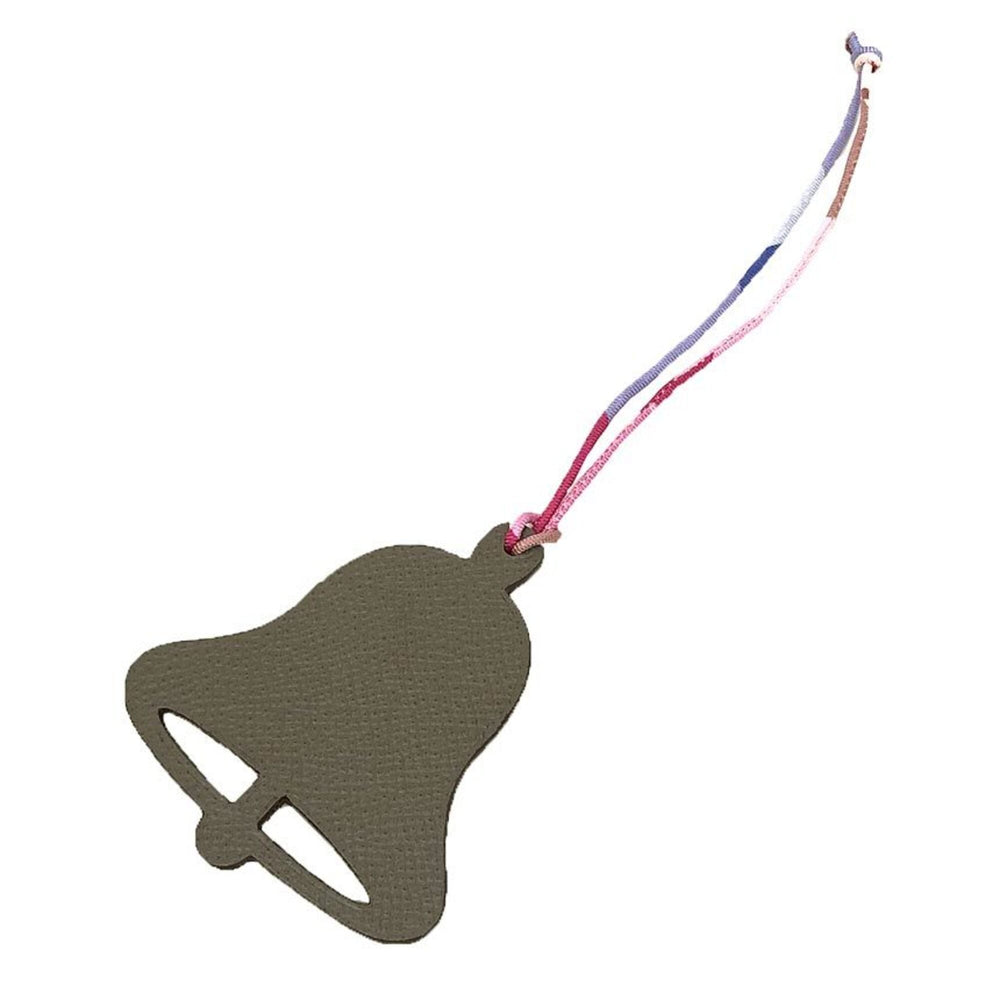 Hermes Petit H Bell Bag Charm, Bell, Taupe x Red — New - Store Return