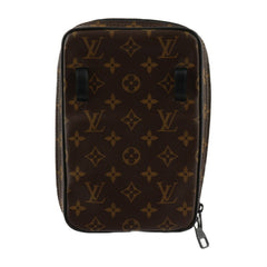 LOUIS VUITTON Solar Ray Utility Side Bag Shoulder M44477 Monogram Canvas Leather Brown Black Body Pouch Vuitton — Like New