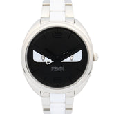 Fendi Bugs Monster Watch, Stainless Steel, Women's, Black, 21000M — Very Good