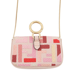 Fendi accessory bag charm Nano Baguette canvas 7AR844 FENDI — Like New