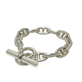 HERMES Chaine d'Ancre GM 13-link Bracelet SV925 Men's Women's Silver — New