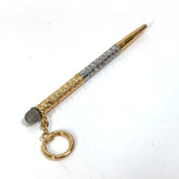FENDI CHAOS Collaboration Scribble Pen Pen-shaped Earrings Metal Women's Silver — New - Store Return