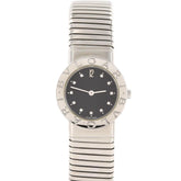 Bvlgari Tubogas 11P Large Size BB262TS Stainless Steel Quartz Watch — Good
