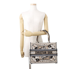 Christian Dior Tote Bag Book Butterfly Bandana Medium Handbag — Like New