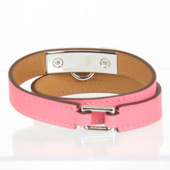 HERMES Rival de Bretour Bracelet Swift Pink Ladies — Like New