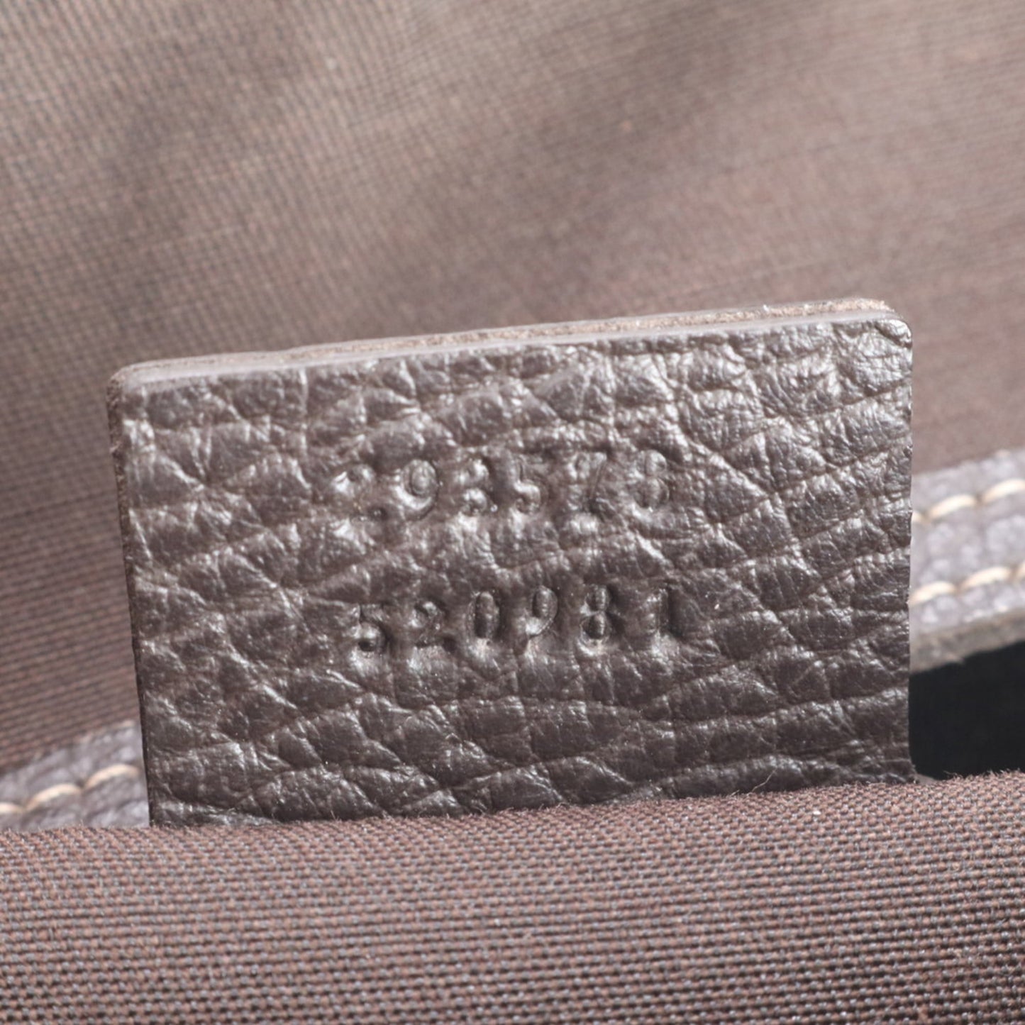 Gucci GG Crystal Abbey 293578 Leather Tote Bag Shoulder Handbag Women's