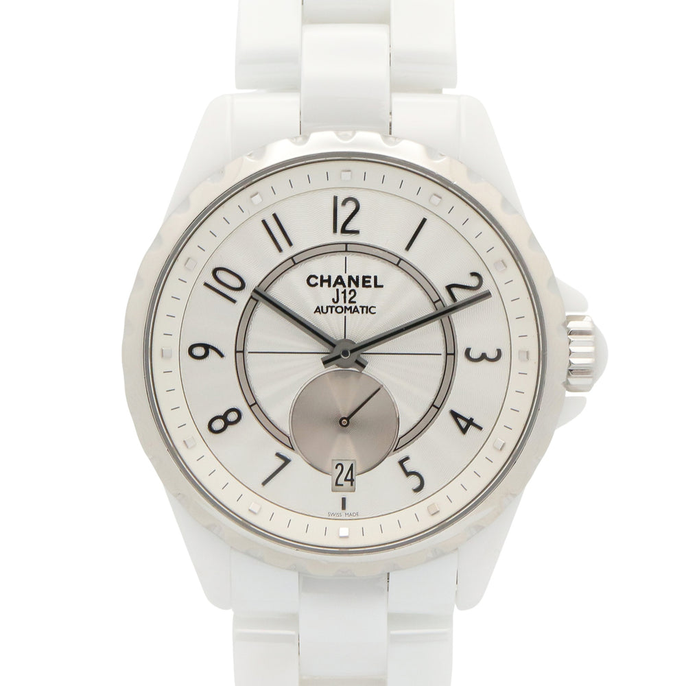 Chanel J12-365 Ceramic Men's Watch, White (H3837) — Very Good