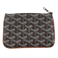Goyard handbag pouch Sena mini leather SENAT2MINTY01CL03P GOYARD coin purse business card holder/card case — Like New