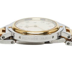 Hermes Clipper Watch CL3.440 Quartz Beige Dial Stainless Steel Men's HERMES — Good