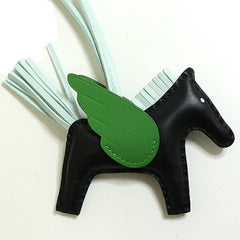 Hermes Rodeo Pegasus PM, Agneau Milo/Swift leather, K stamp (2025 production), Black/Vert Peppermint/Vert Yucca — New - Store Return