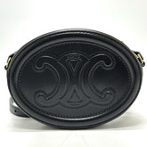 CELINE Triomphe crossbody bag Shoulder Bag Black — Like New