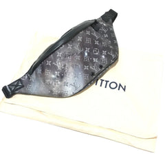 LOUIS VUITTON M44444 Monogram Galaxy Discovery Bum Bag Waist Body Canvas Men's Black Silver x — New - Store Return
