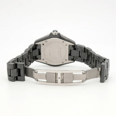 Chanel J12 Diamond H1626 Black Dial Men's Watch — Good