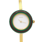 Gucci Change Ring GP Medium Size 11 12.2 Quartz Watch — Good