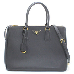 Prada Galleria handbag, tote bag, shoulder Saffiano leather, black, women's, 1BA786 NERO T5896 — New - Store Return
