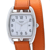 HERMES Cape Cod Tonneau Double Tour CT1.710.130.W0R1 Men's Watch SS x Swift 40575 — Very Good