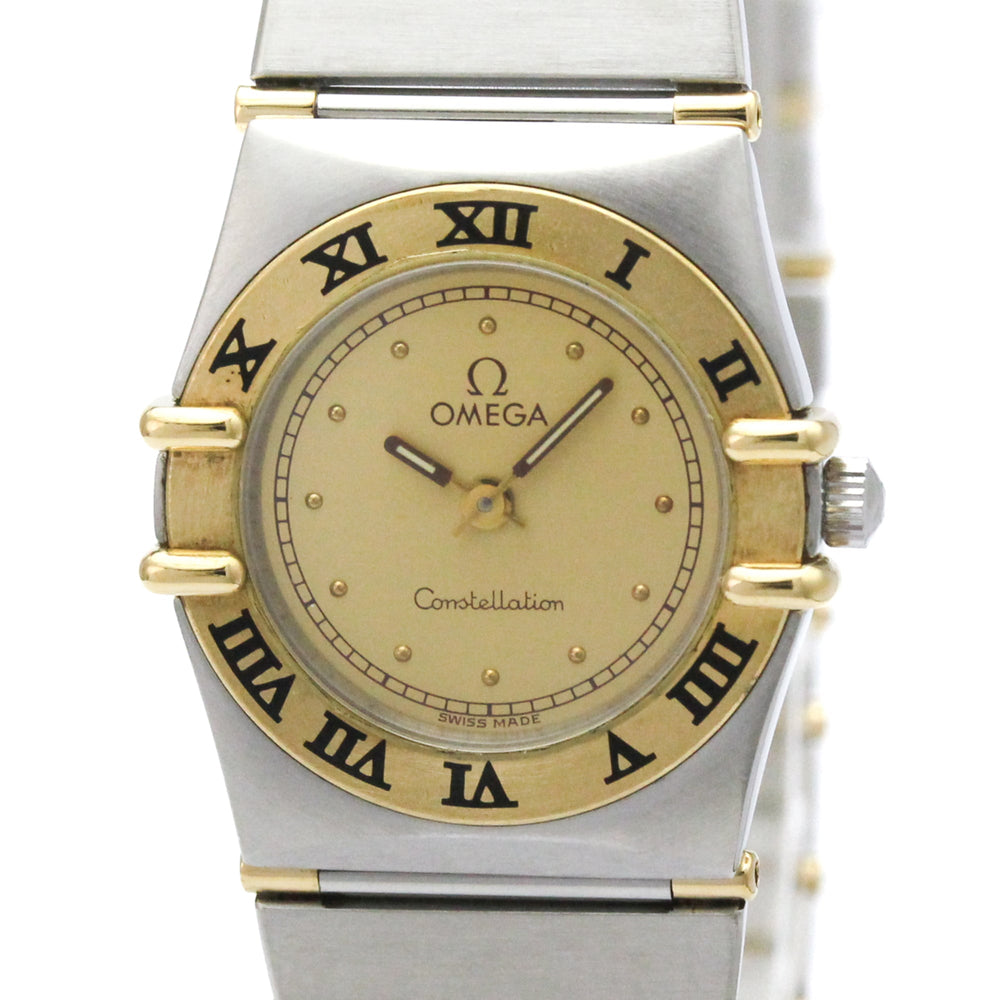 OMEGA Constellation 18K Gold Steel Ladies Watch 795.1080 Polished — Very Good