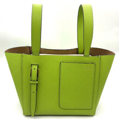 Valextra Bucket Micro Shoulder Bag, Apple Green (WBSF0090028LOCTFVE) — Like New