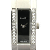 Gucci watch, total weight 74.6g, stainless steel, quartz movement, black dial, 4600L — Good