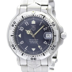 TAG HEUER 6000 Chronometer Steel Automatic Mens Watch WH5113 Polished — Very Good