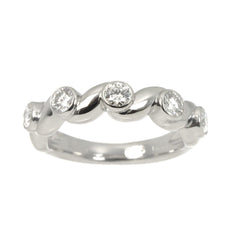Christian Dior Dior Diamond Ring, Platinum Ring — Like New